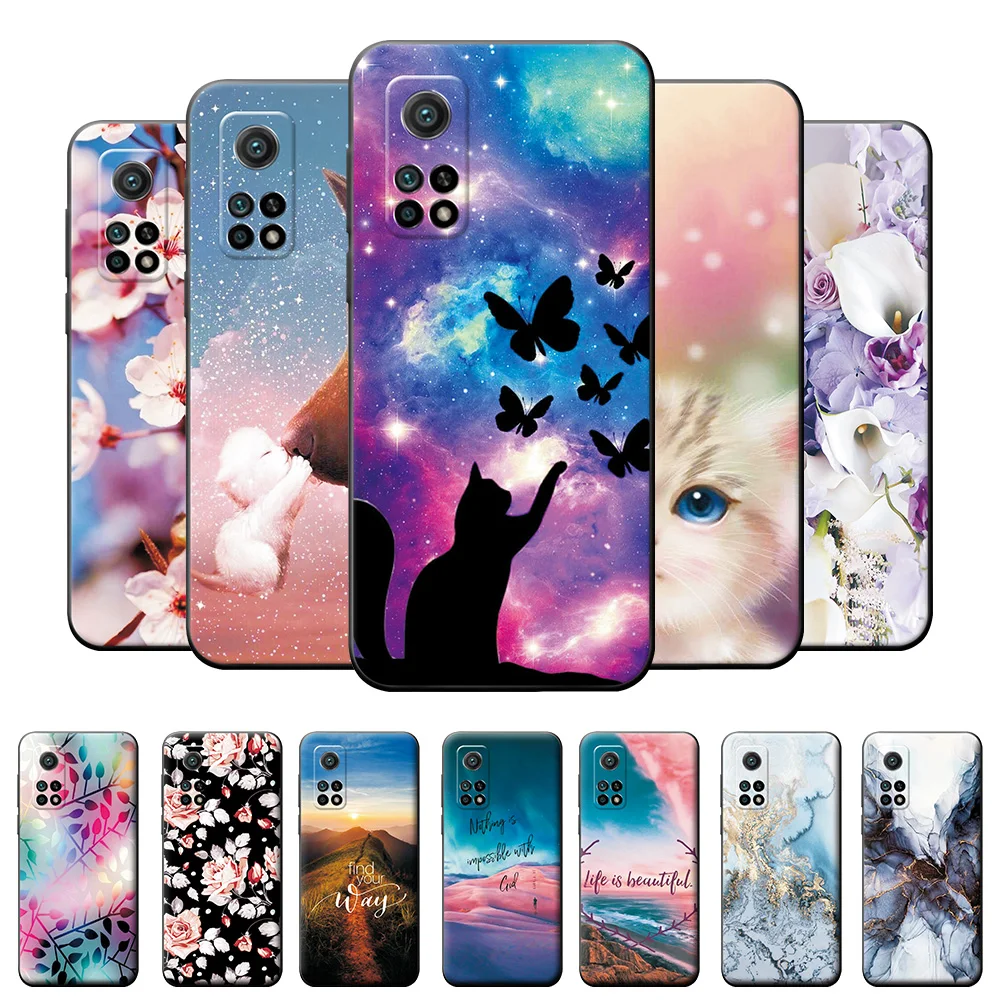 Для Xiaomi Mi 10T 5G чехол камера Protetction крышка для Xiaomi Mi 10T Pro Mi10T Pro 5G с милой собачкой мягкий силиконовый матовый чехол для мобильного телефона