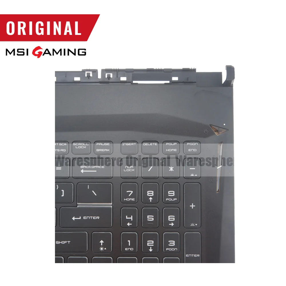 Новый оригинальный чехол для телефона MSI GE75 верхний с разноцветной клавиатурой