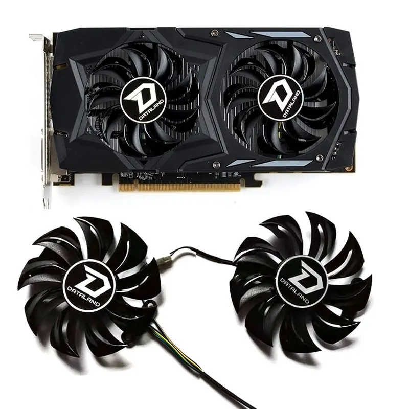 

80MM GA91B12U DC 12V RX480 Fan is Suitable For Dylan Radeon RX 470 480 550 Graphics Card Radiator Fan Replacement