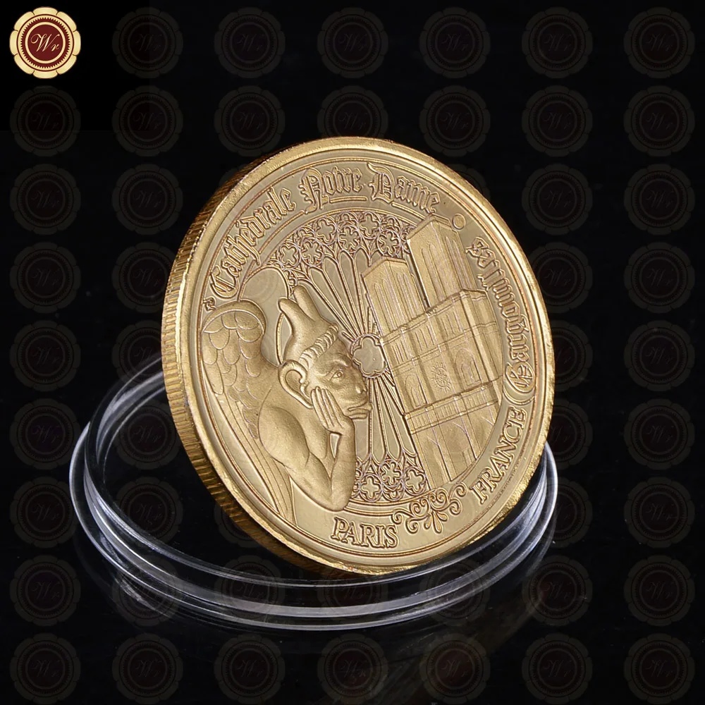 WR монета с золотым покрытием держателем на заказ|bank coin|coin counting piggy bankbank can |