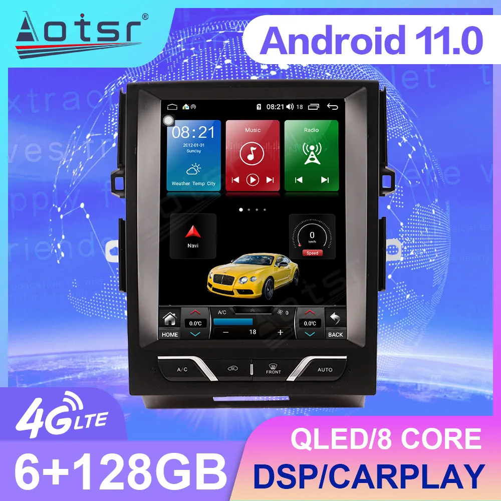 

128G Android 11 Tesla стиль для Toyota Reiz Mark X X130 2 II 2013 - 2016 автомобильный Радио мультимедийный плеер навигация GPS блок No 2din