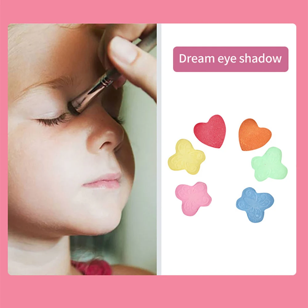 

Party Develop Intelligence Water Soluble Easy Clean DIY Non Toxic Makeup Box Donuts Shape Kids Toy Natural Harmless Costume Ball