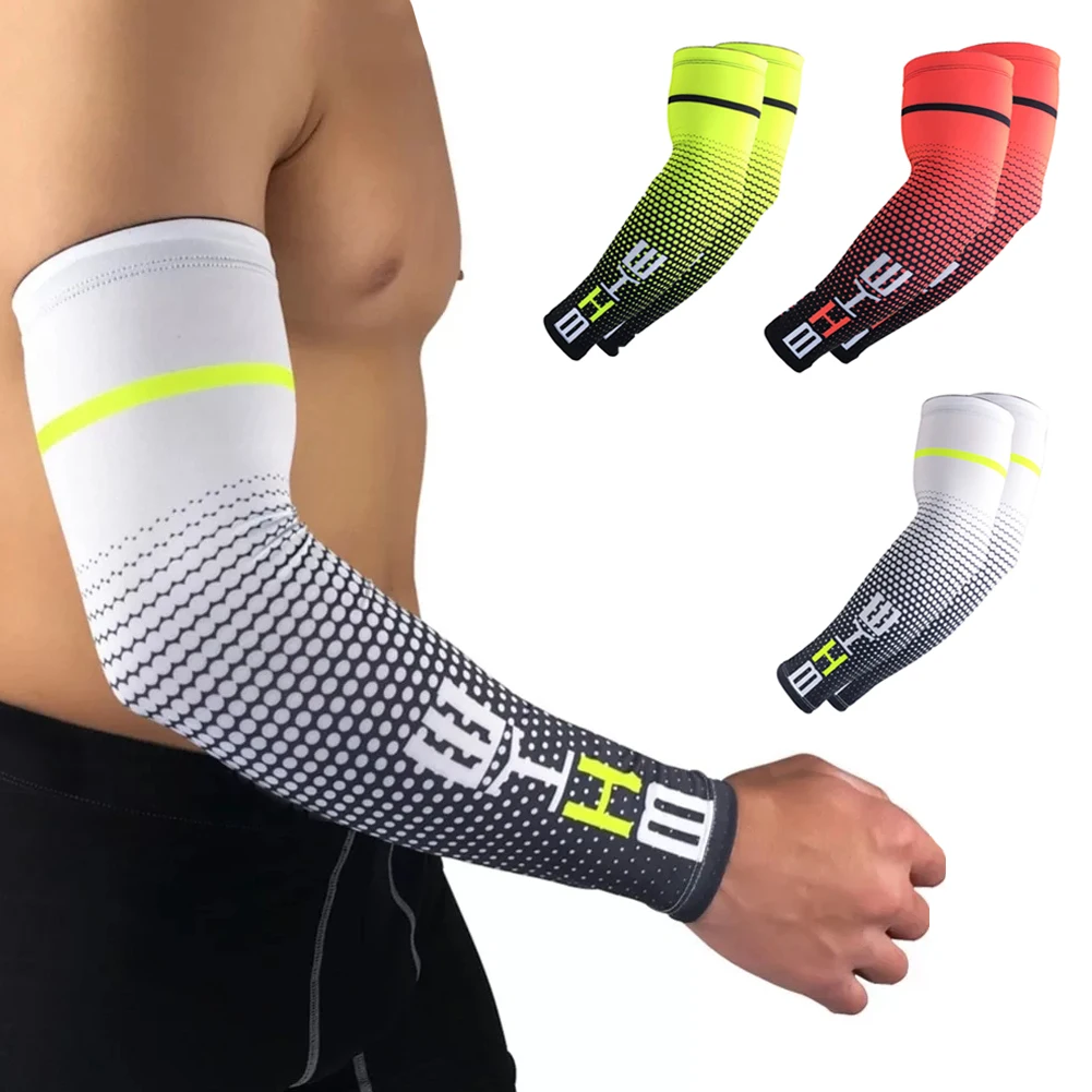 

Men 1Pair CoolSun Protection Cuff Cover Cycling Fishing Drive Running UV Protective Arm Sleeve Bike Sport Arm Warmers Sleeves