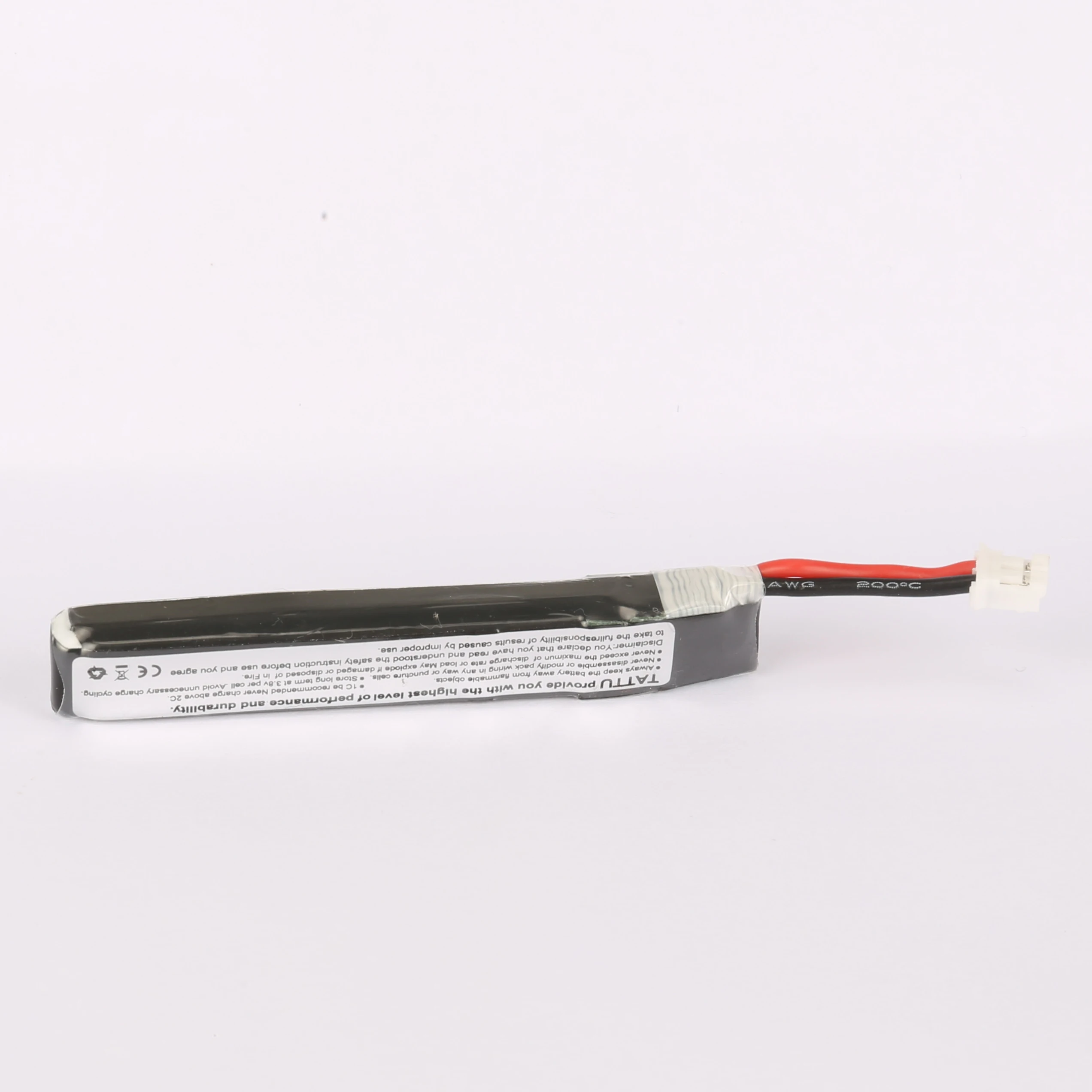 Литий-полимерный аккумулятор TATTU 300mAh 3 8 V 75C 1S с разъемом PH2.0 для радиоуправляемого