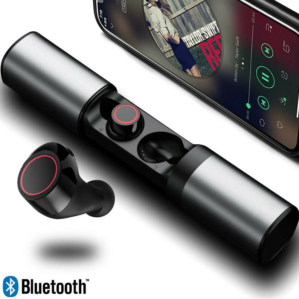 

Écouteur Bluetooth Sans Fil Stéréo Casque avec Microphone Réduction de Bruit