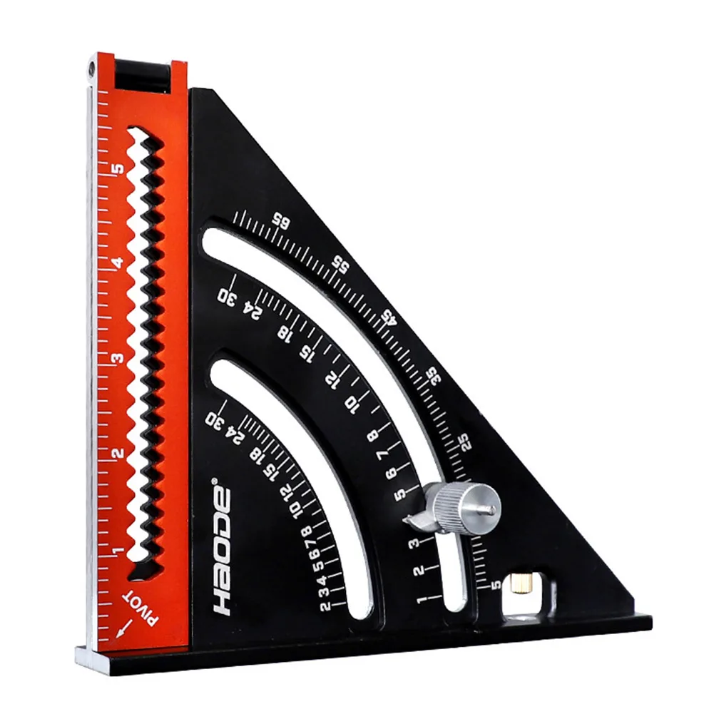 Выдвижная линейка 2-в-1 из алюминиевого сплава с основанием Гониометр складные