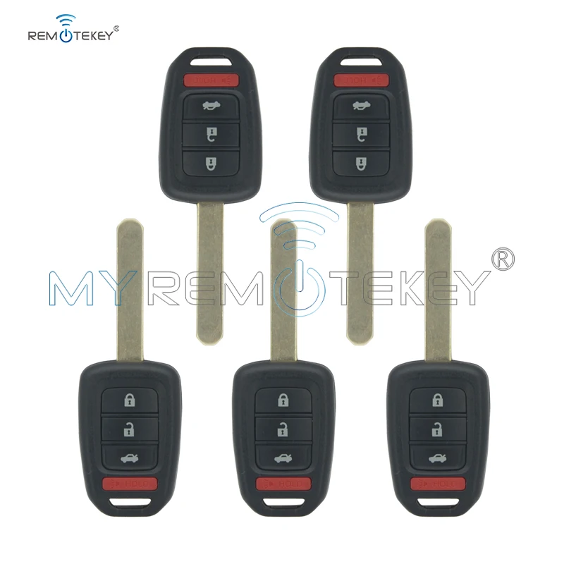 Remtekey 5 шт. дистанционный головной ключ для Honda Accord LX Sport Civic CRV 2013 2014 2015 313 8 МГц HON66 4