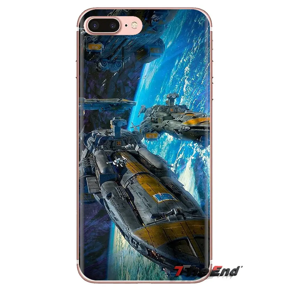 For Huawei Mate Honor 4C 5C 5X 6X 7 7A 7C 8 9 10 8C 8X 20 Lite Pro Vintage Star Wars Spaceship Transparent Soft Shell Covers |