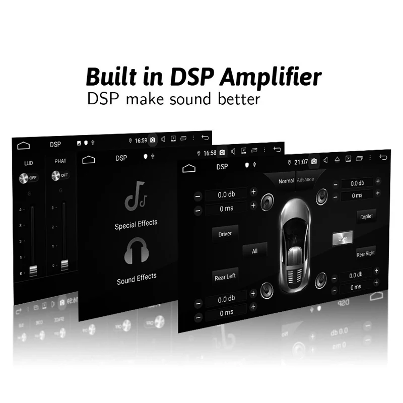 Автомобильный DVD плеер DSP IPS Android 10 4 Гб + 32 8 ядер GPS карта RDS радио Wi Fi Bluetooth 5 0 AHD DVR
