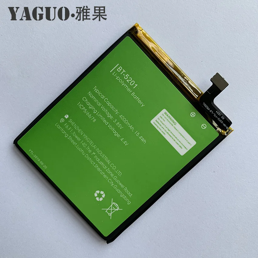 100% оригинальная Высококачественная батарея 4000 мАч для LEAGOO Power 2 Pro BT 5201 BT5201 Batterie