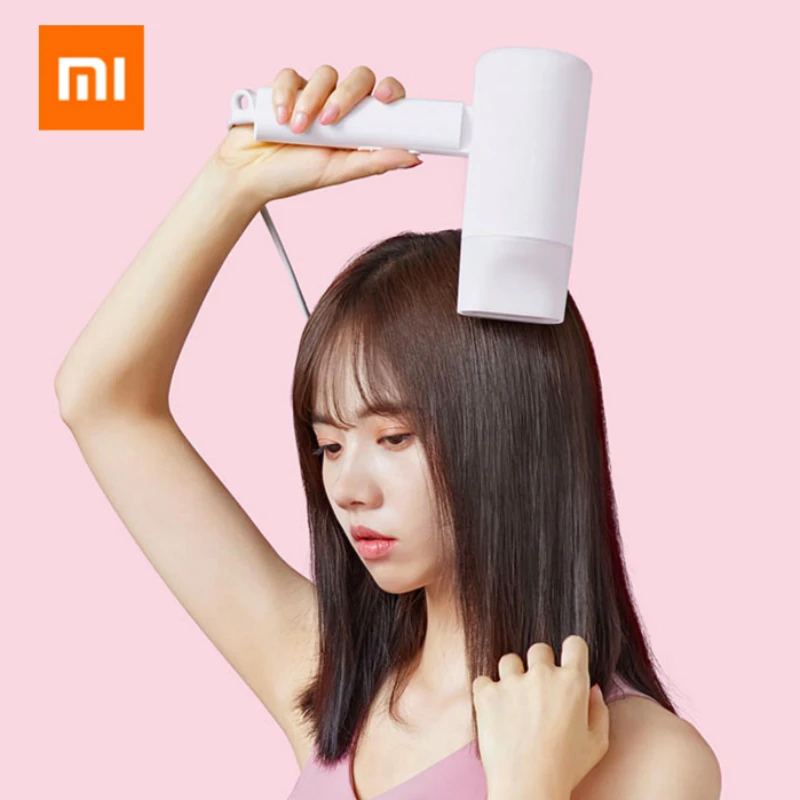 Xiaomi профессиональный фен для волос анион уход за волосами быстрая сушка складной