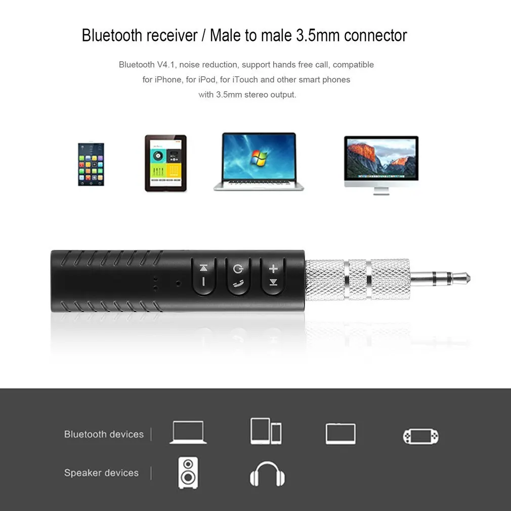 Стиль лацкан 3 5 мм Спортивный Bluetooth 4 1 приемник беспроводная гарнитура адаптер