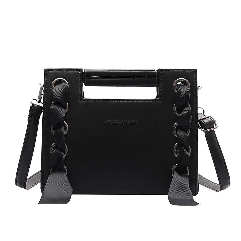 

Korean Personality Trend Single Shoulder Messenger Fashion Handbags New Silk Scarf Decoration Portable Small Square Bag