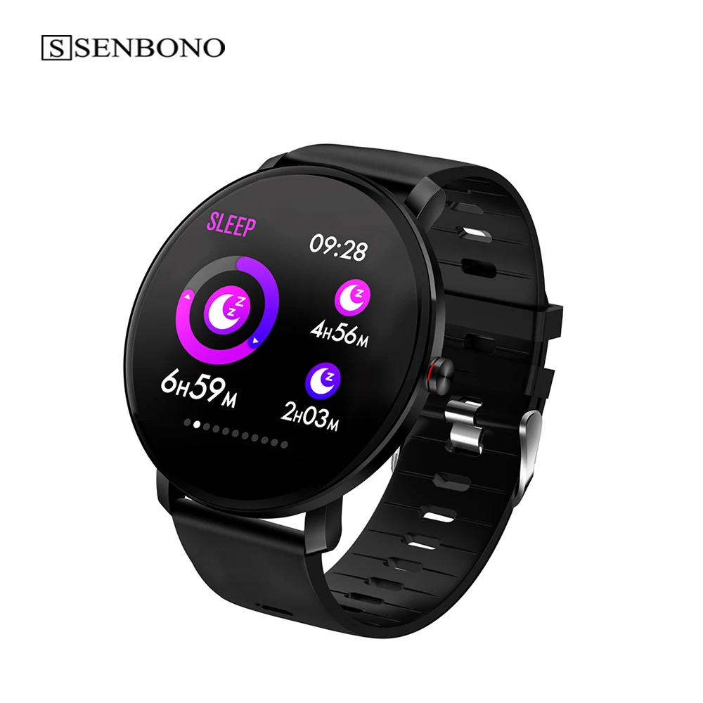 Смарт-часы SENBONO K9 мужские водостойкие IP68 Bluetooth 1 30 шагомер | Электроника