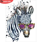 Набор для рисования по номерам на холсте Зебра
