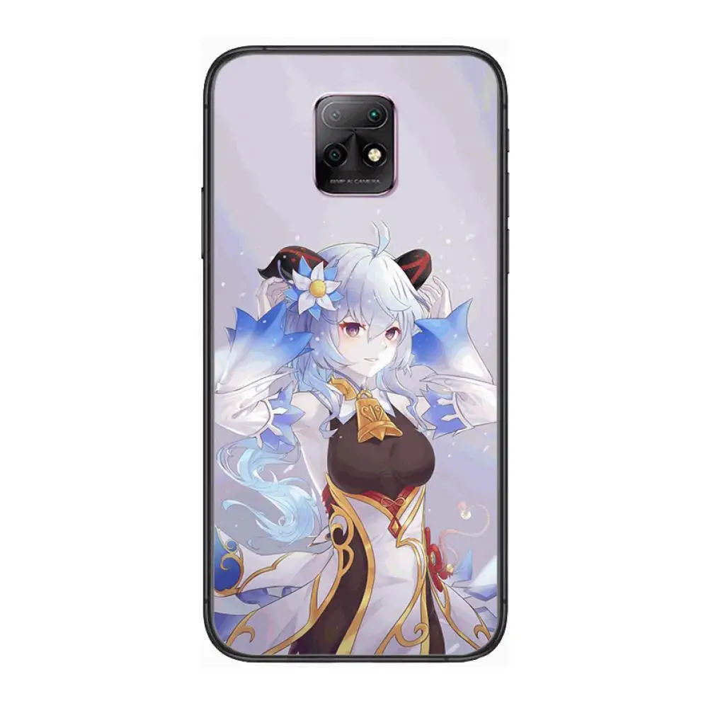 

genshin impact gameplay Phone Case For XiaoMi Redmi 10X 9 8 7 6 5 A Pro S2 K20 T 5G Y1 Anime Black Cover Silicone Back Pretty