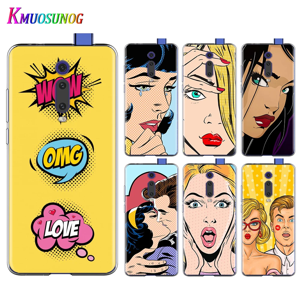 

Hot POP Art For Xiaomi Redmi 9I 9T 9A 9C 9 Prime 8A 8 7A 7 6A 6 5 5A 4X PRO Plus Transparent Soft Phone Case