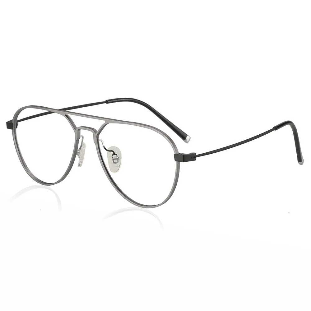 Оправа для очков из чистого титана женские очки по рецепту мужчин квадратные