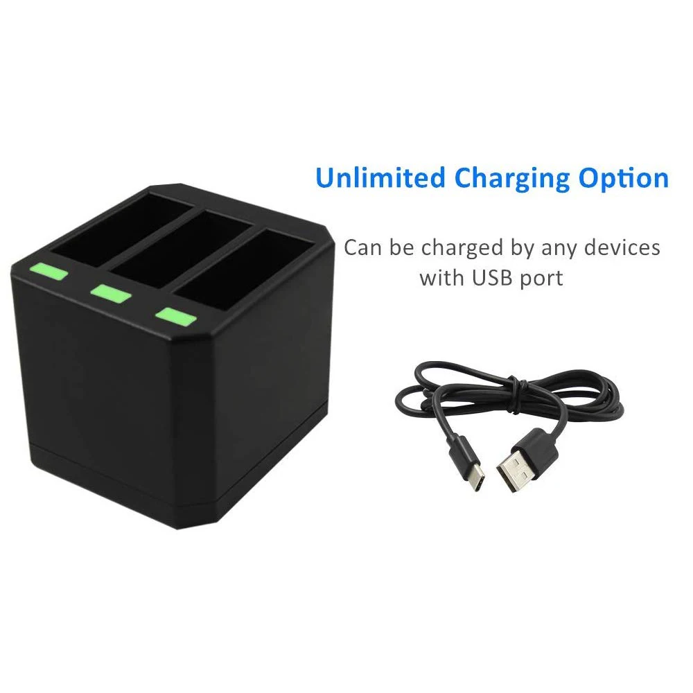 AHDBT-501 Аккумулятор для камеры GoPro Hero 5 Gopro 6 7 AHDBT 501 1500 mAh/AHDBT501 USB зарядное устройство для Go Pro 7 6 5 Hero5 аксессуары - Цвет: 1pcs Charger