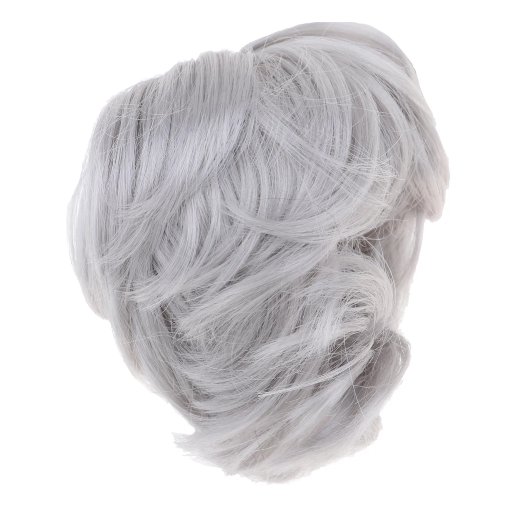 Классический парик Боб короткий кукла искусственный мохеровый вьющийся волосы