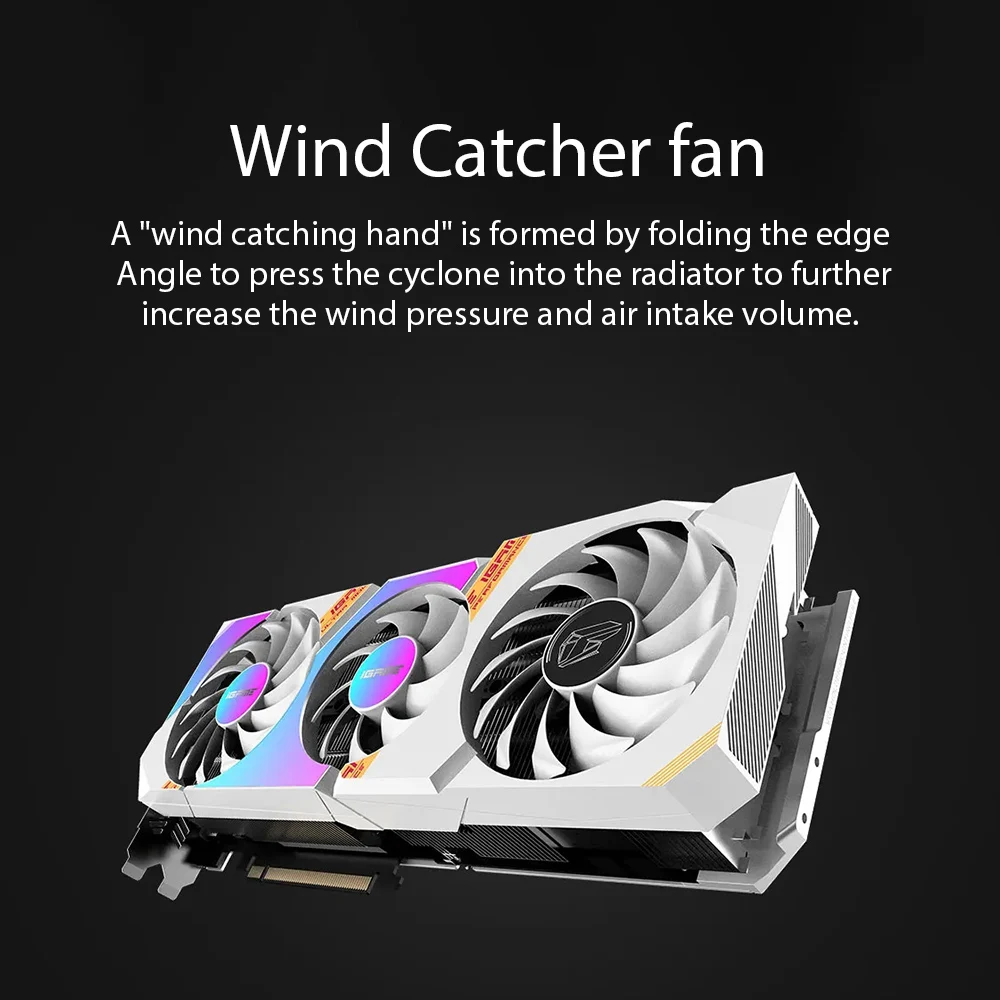 Цветная графическая карта iGame для GeForce RTX 3080 Ultra OC 10G 1710-1755 МГц GDDR6X 320Bit игровая