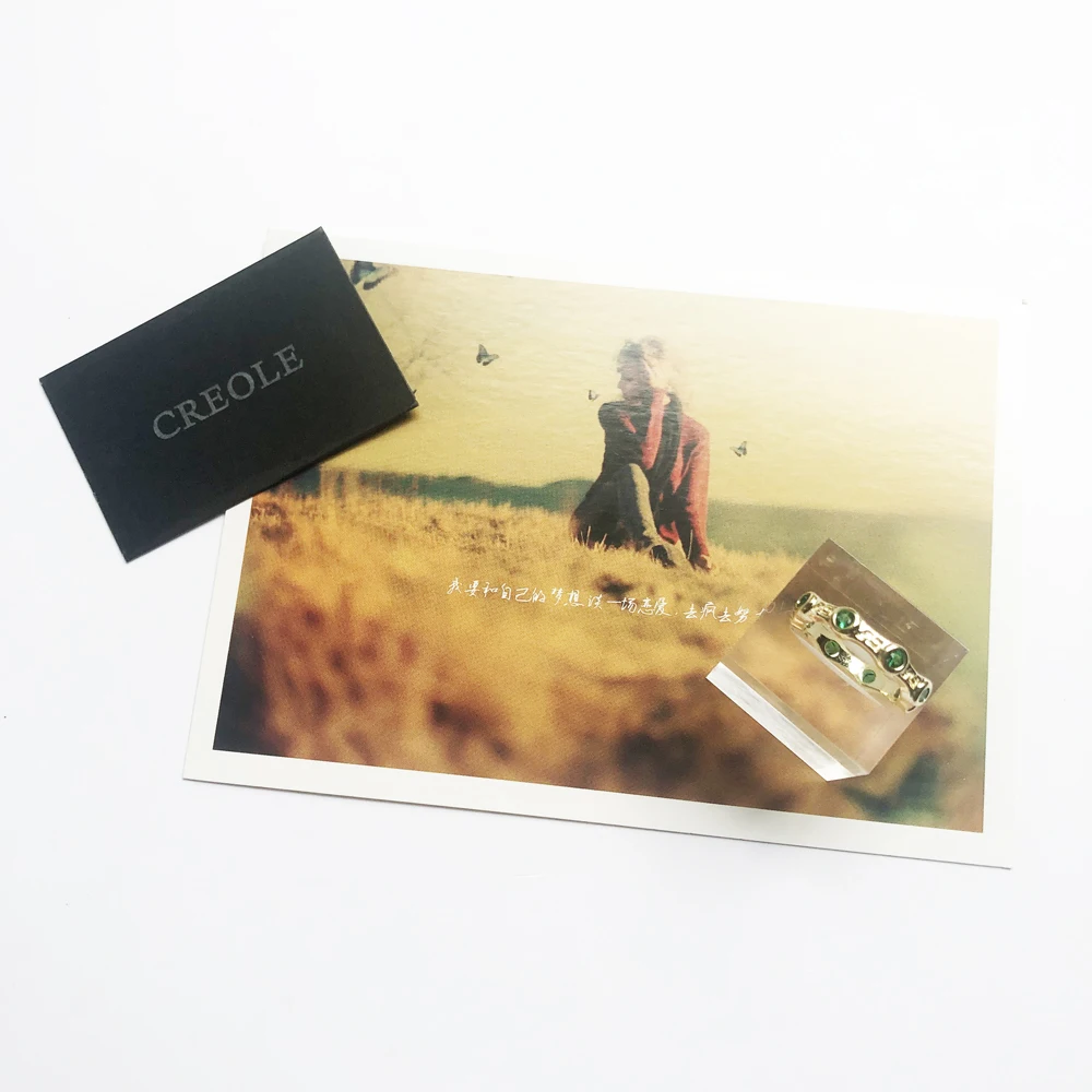 Волшебное кольцо ярко-зеленого цвета джунглей 2019 бренд Стерлинговое Серебро 925