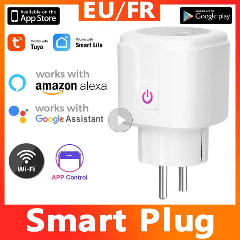 

Смарт-розетка с поддержкой Wi-Fi, 16 А, 100-240 В