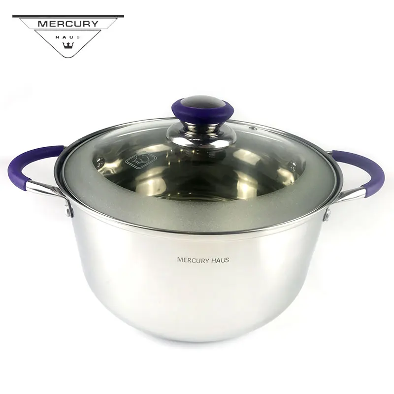 6PCS Stainless Steel Kitchen Casserole Saucepan Pot Set Cookware Induction Cooker Kitchenware Sets | Дом и сад