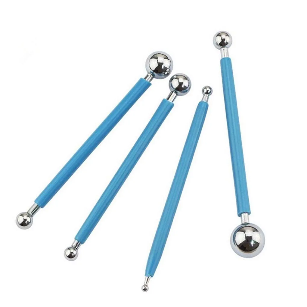 Инструменты для моделирования из глины шарик сфера 4 шт./компл. гончарная