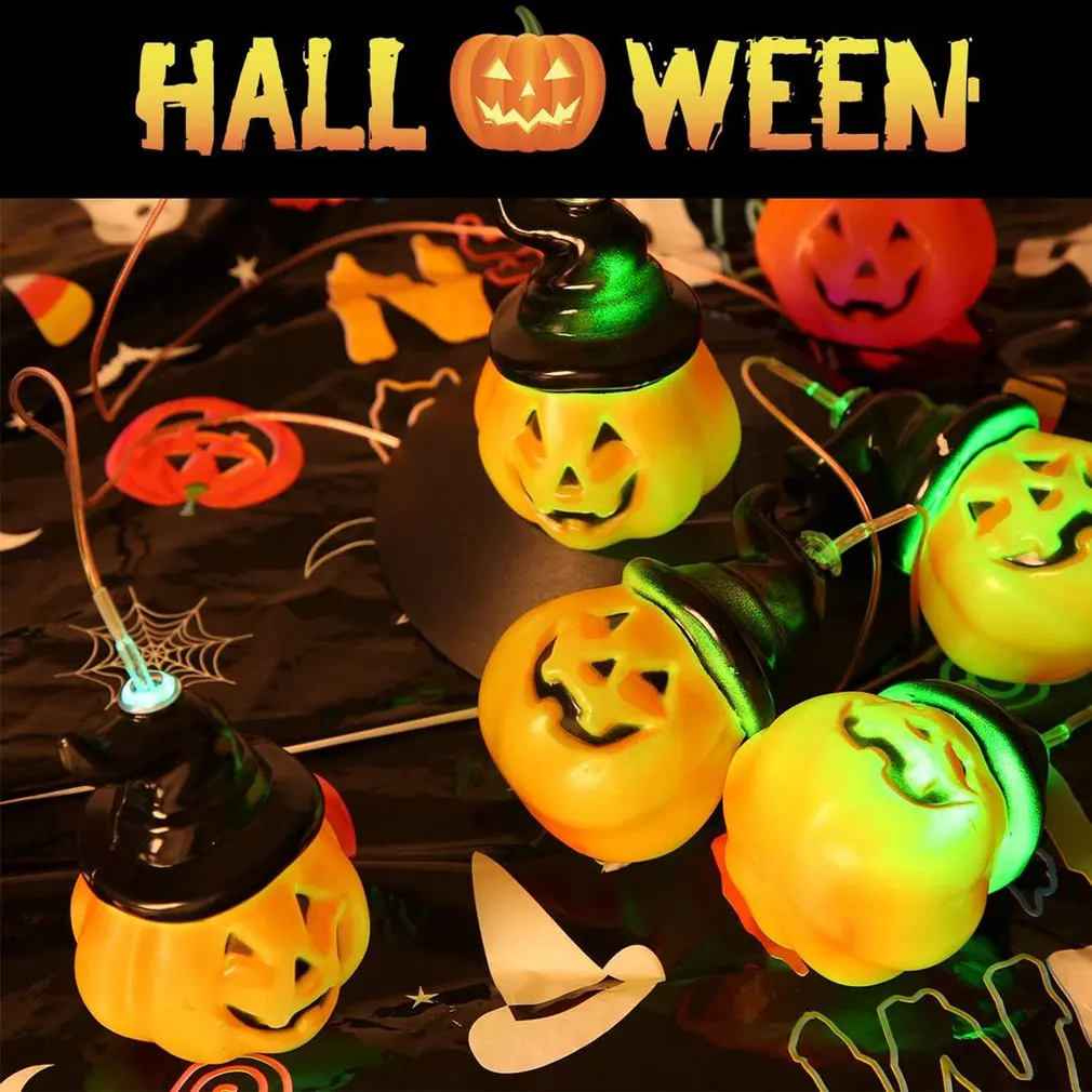 

Solar Halloween Pumpkin Decorative Lights Solar Wind Chimes With 6 Led Pumpkin Lights Waterproof Holiday Lights