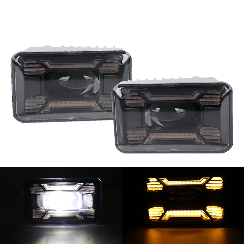 For Ford F150 2015 2016 2017 Morimoto Black LED Fog Lights Passing Lamps Direct Fit 1500 Lumen Pair New |