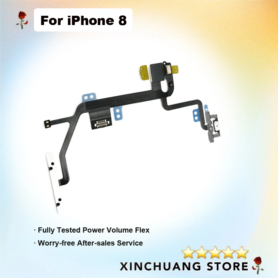 Оригинальная кнопка включения гибкая печатная плата с кнопками для Apple iPhone 8 4 7