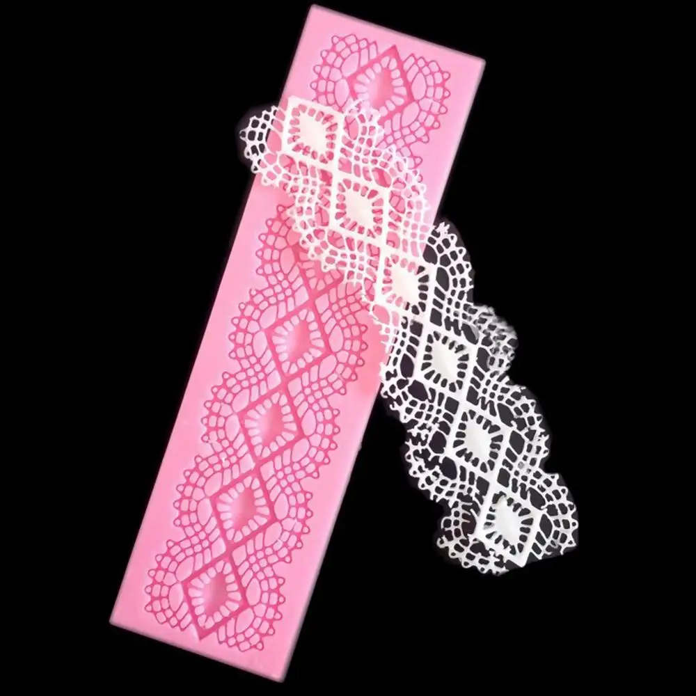 1 шт. силиконовая кружевная форма для помадки торта шоколадных и желейных конфет