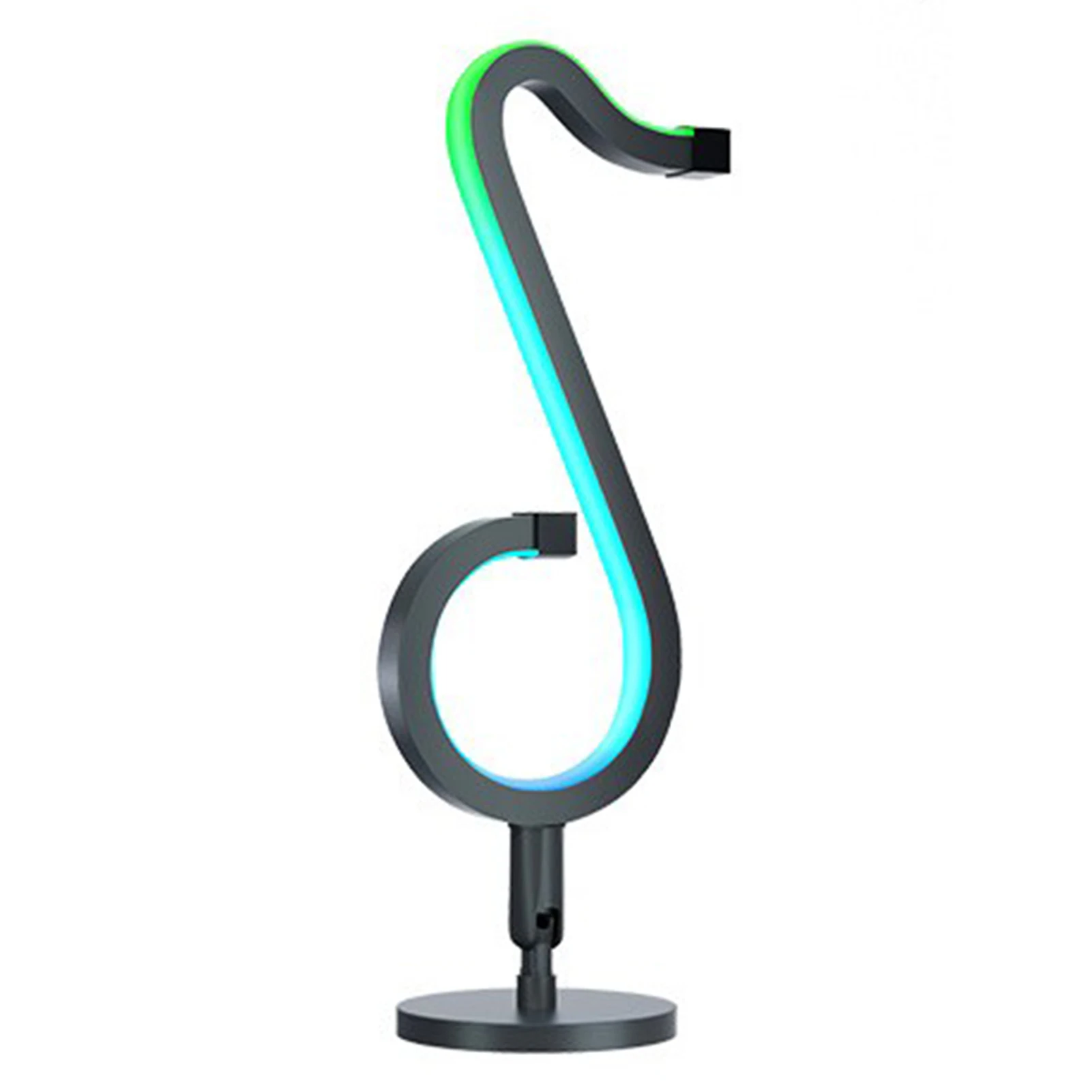 

Musical Note Lamp Nightstand Light 20W Indoor Colorful Cool Lamp Aisle Lighting Decor Remote Control Dimmable Atmosphere Lights