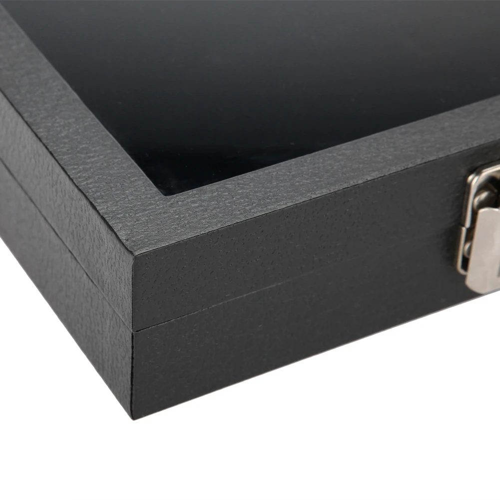 

Jewelry Organizer Ring Display Tray Box Earrings Holder Case Storage for 36 Rings