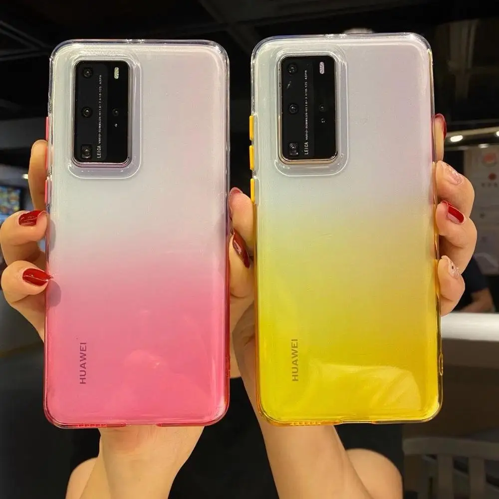 Чехол для телефона Candy Gradient TPU для Xiaomi Redmi Note 9s 8T 8 7 6 Pro 8A 7A K20 Pro Cover mi 9 A3 lite 9T 10 on.