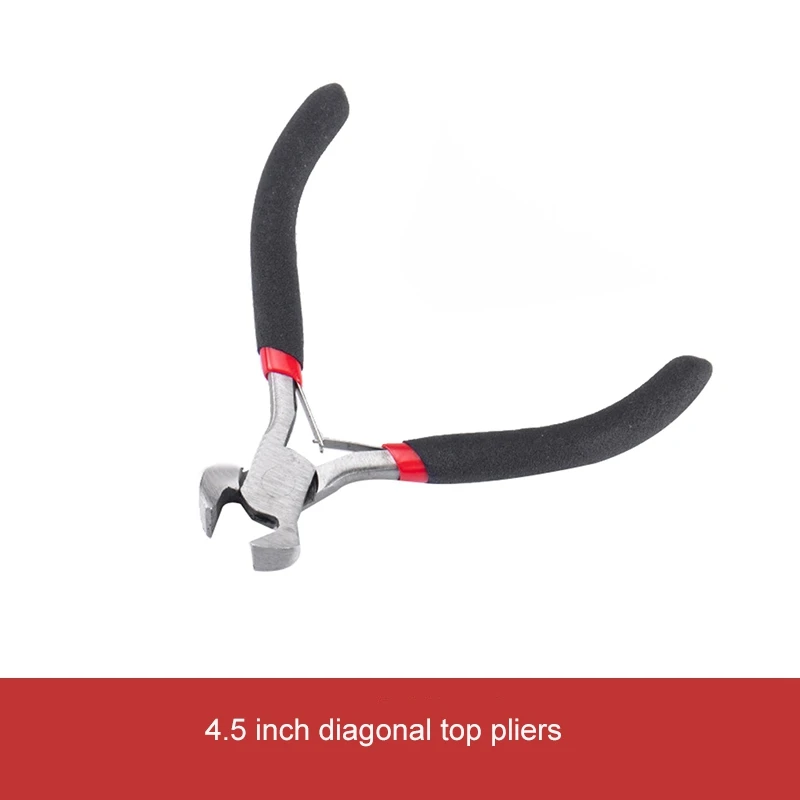 

2Pcs Jewelry Pliers Tool for Handmade Beaded Repair,4.5 Inch Diagonal Cutting Pliers & 4.5 Inch Long Needle Nose Pliers
