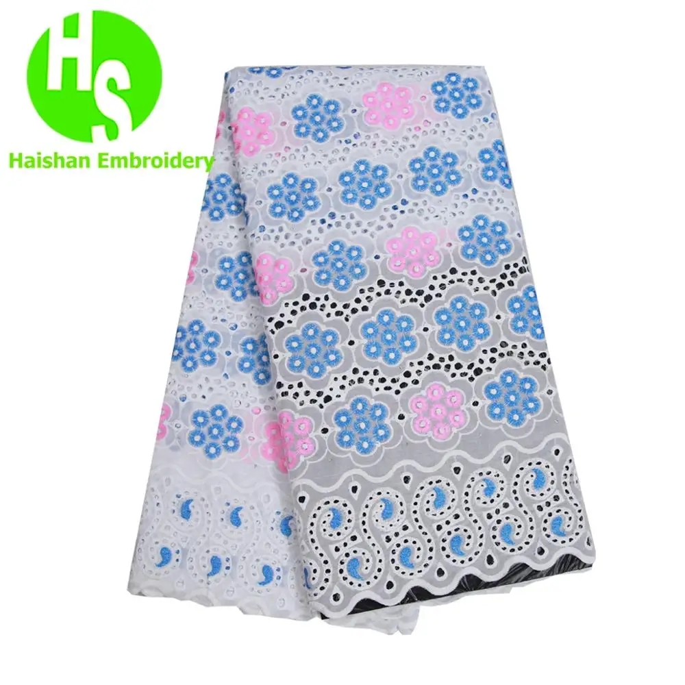 

HS White Swiss Voile Lace in Switzerland African Fabric 2020 High Quality Lace tissus broderie dubai Lace Fabric Wedding