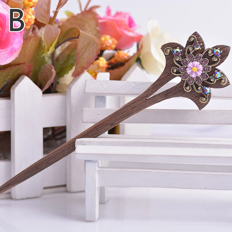 Женские винтажные ботинки в китайском стиле традиционная деревянная заколка