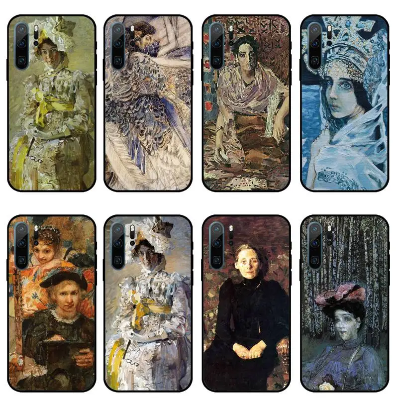 

Mikhail Vrubel Princess Swan Phone Case For Huawei honor Mate P 10 20 30 40 i 9 8 pro x Lite smart 2019 nova 5t