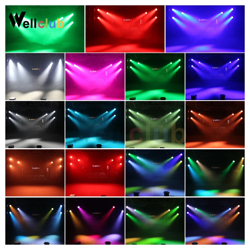 Чехол с подсветильник жной головкой и зумом для дискотеки 2 шт.|Эффект освещения