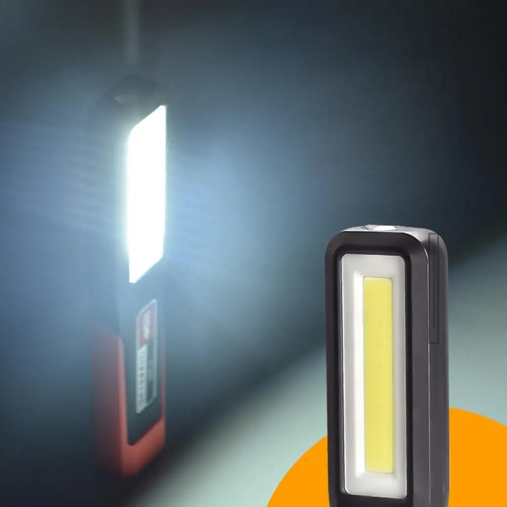

Portable COB LED Magnetic Work Light Car Garage Mechanic With Lamp Home Flashlight Camping Rechargeable Lamp Torch Outdoor P8H5
