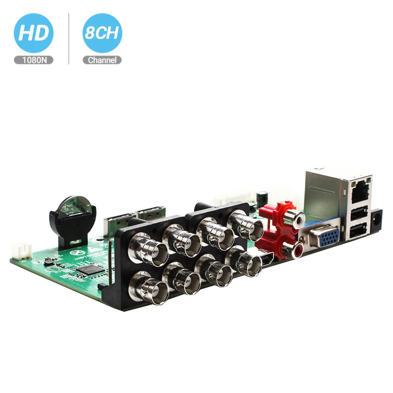 Besder 5 в 1 AHD CVI TVI IP CVBS 8CH CCTV DVR Mini 1080N 8CH воспроизведение 12fps 1 SATA HDD порт ONVIF видеонаблюдение видео рекордер