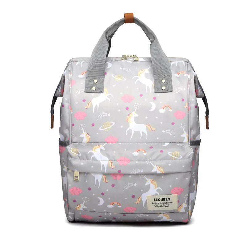 Многофункциональная вместительная сумка для подгузников мам на плечо