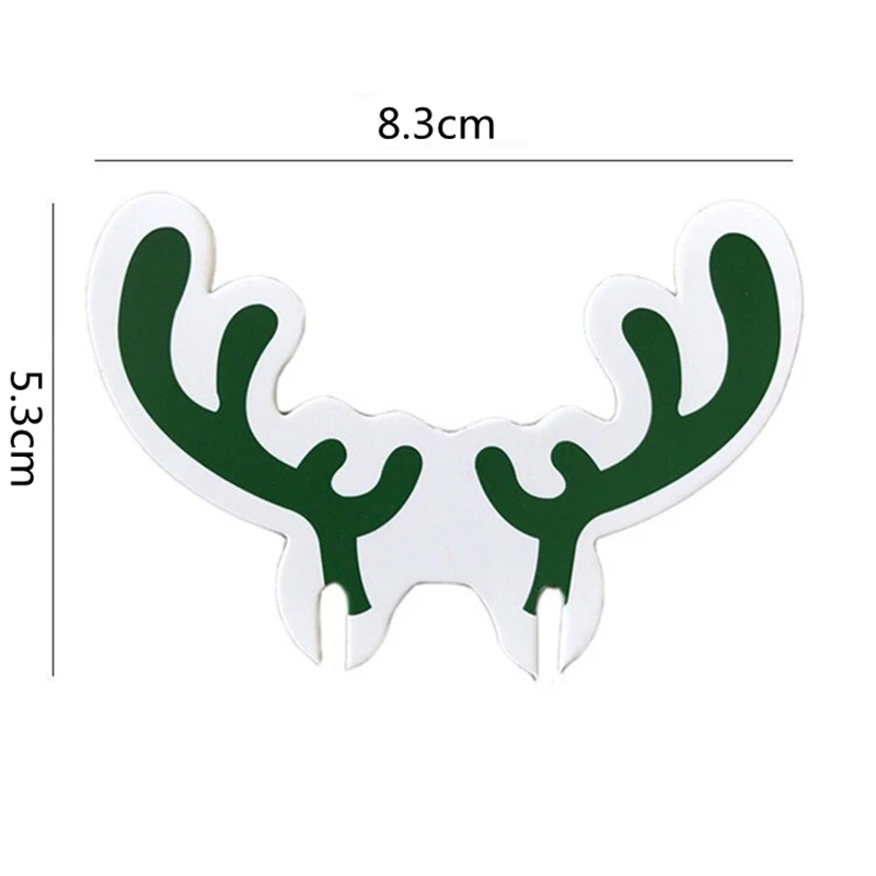 50 Шт.Рождественская Шляпа Бокал Украшения Санта Клаус Снеговик Обеденный Стол