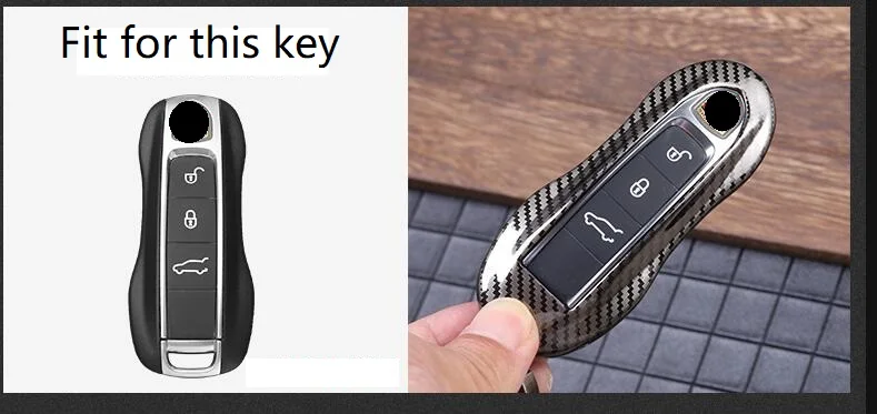 Чехол для автомобильного ключа из углеродного волокна защитный чехол аксессуары
