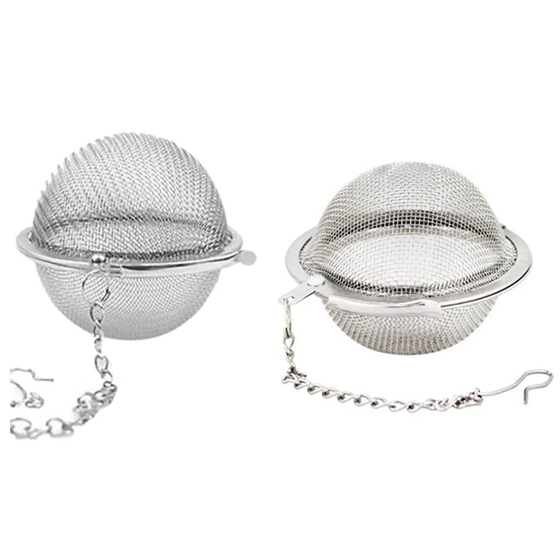 

8 Pcs Practical Tea Ball, Tea Spices Infuser Filter Stainless Steel CNIM Hot
