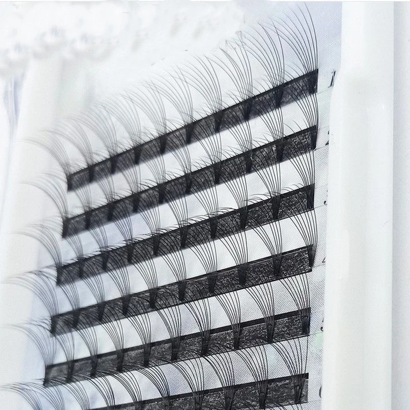 Оптовая цена volum 8D ресницы плюс короткая ручка ручной работы волосы русский рулон