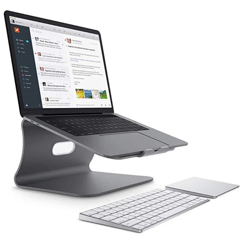 

Подставка из алюминиевого сплава для ноутбука MacBook Pro, базовый держатель для ноутбука, кронштейн для планшета, охлаждающий Настольный кронш...