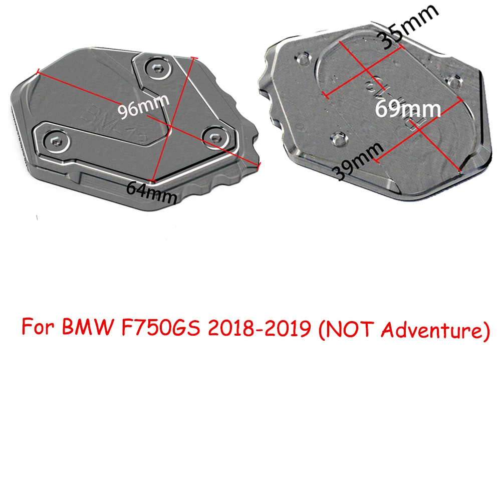 Аксессуары для мотоцикла боковая подставка удлинитель BMW F750GS F 750GS F750 GS 750 2018 2019 |